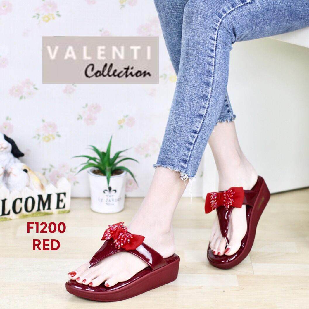 Valenti Collection ส่งฟรี รองเท้าเพื่อสุขภาพ Health & MassageTherapy รุ่น sofashoes super soft  ขายดี พื้นนุ่มมาก เบา ใส่สบาย รุ่น F1200 Red (สีแดง)