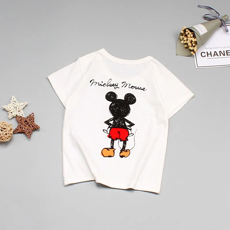 พร้อมส่ง!! เสื้อยืดเด็ก เสื้อยืด ลายมิกกี้เม้าส์ Mickey Mouse (สกรีนหน้า-หลัง)