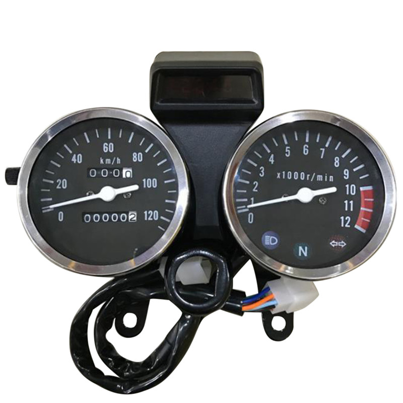 หยวนรถจักรยานยนต์T achometerสำหรับซูซูกิGN125 S peedometerดัดแปลงอุปกรณ์เสริมเคาน์เตอร์