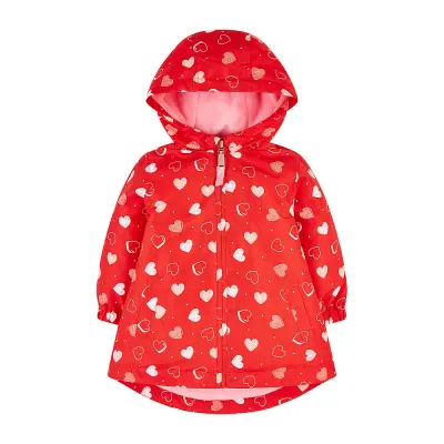 Mothercare red heart fleece-lined mac TC609