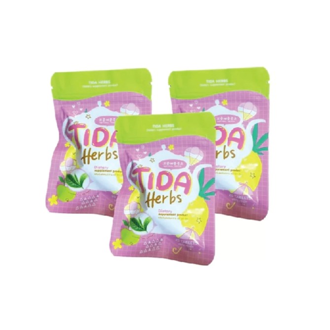 ร้านไทย ส่งฟรี สมุนไพรดีท๊อกTida Herbal Supplement (tida herbs) 20 เม็ด (1 ซอง )& เก็บเงินปลายทาง