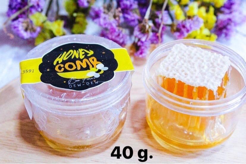 รวงน้ำผึ้ง Honeycomb ขนาด 40 กรัม (3.5x3 cm)