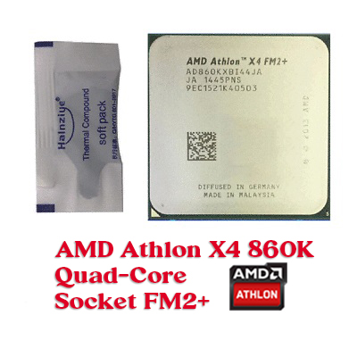 ซีพียู AMD Athlon X4 860K 3.7Ghz CPU Quad-Core ซ็อกเก็ต FM2+