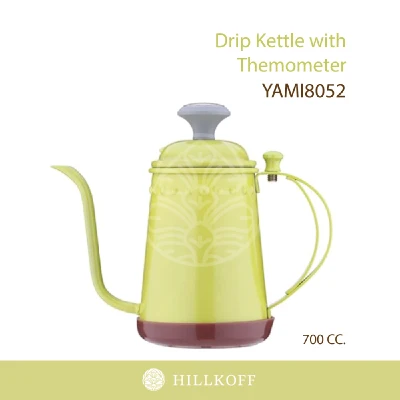 HILLKOFF : YAMI Drip Kettle with themometer 700 cc