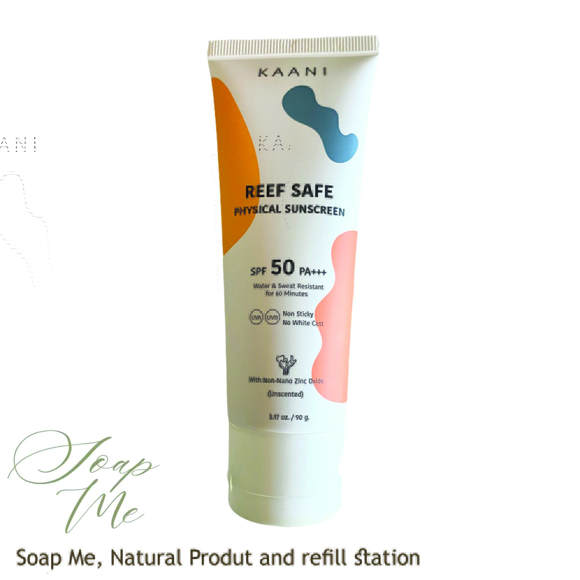 KAANI Physical Sunscreen SPF50PA++ Reef safe. Great for Sensitive skin