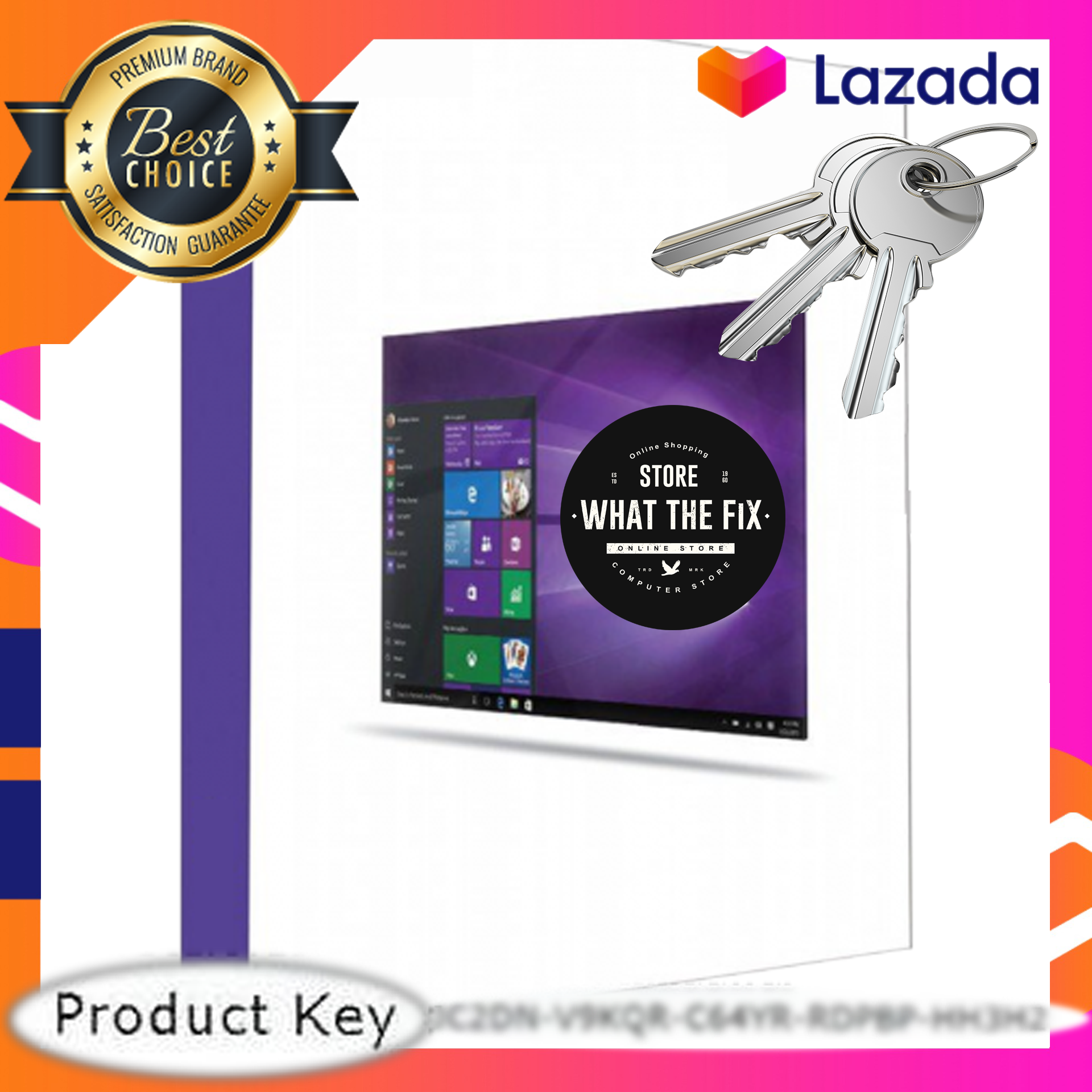(ใหม่ล่าสุด! 2021 Digital Key) Windows 10 Pro License Product Key (ประกันตลอดอายุการใช้งาน ของแท้ 100% ถาวร 100%)[cdkeys Product key win10 วินโดว์ 10 แท้ ลงวินโดว์ใหม่ ลง windows 10 pro key windows 10 active window 10 วินโด้ 10 แท้ ราคา]