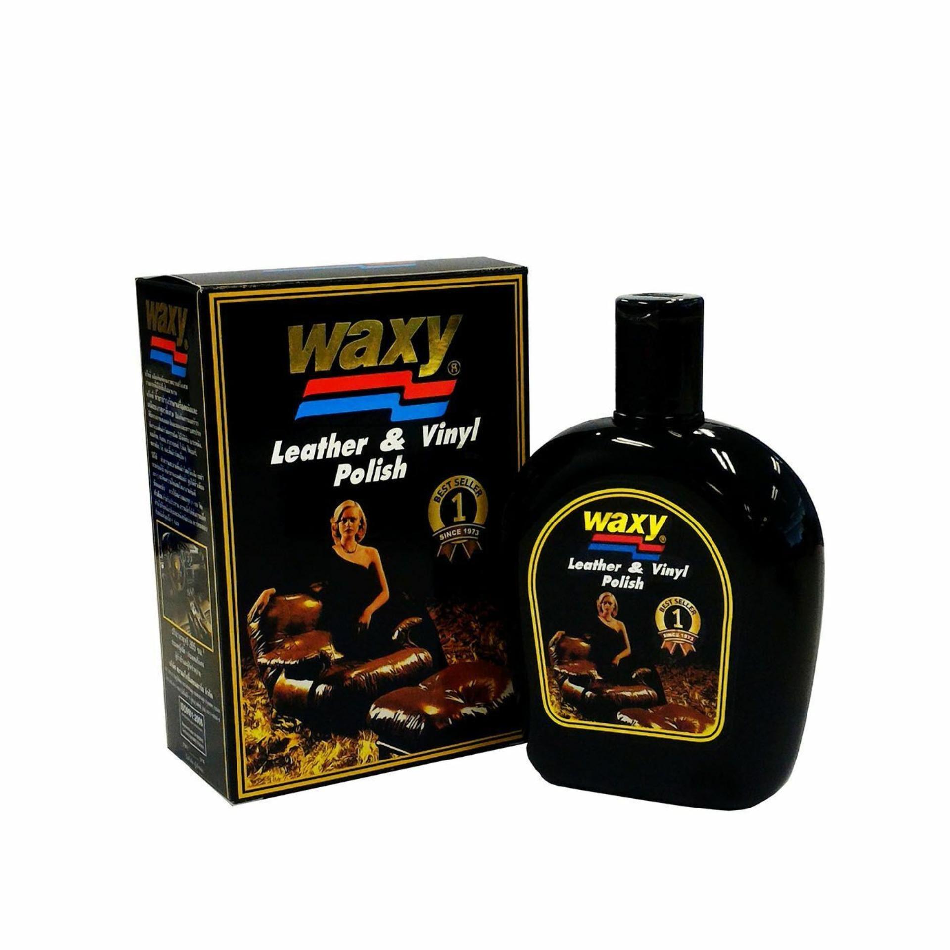 แว็กซี่ น้ำยาบำรุงรักษาเครื่องหนังและเคลือบเงาสูตรพิเศษ WAXY 125 มล.