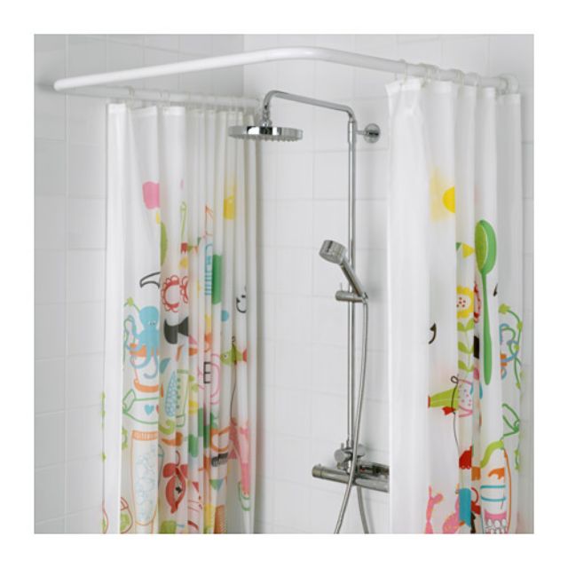รางม่าน รางม่านโค้ง รางตัวU ขนาด90-90-90cm รางม่านอลูมิเนียม รางโค้งม่านห้องน้ำ รางอลูมิเนียม น้ำหนักเบา ขนาด90x90x90cmเหมาะกับแขวนม่านอาบน้ำ