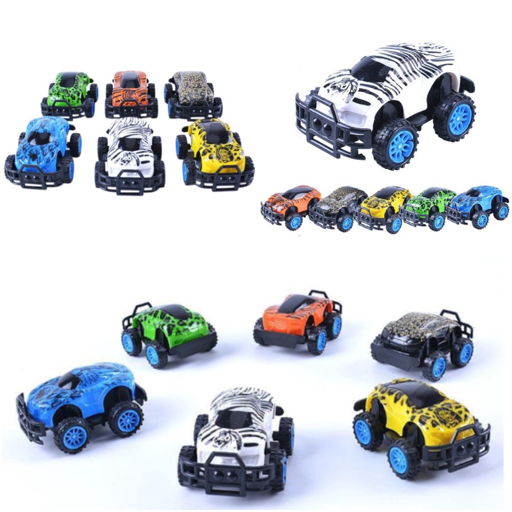 รถบรรทุกสำหรับเด็ก รถพาวเวอร์สำหรับเด็ก   Kids Animal Car Truck, Inertia Car Toy Friction Powered Vehicle for Kids