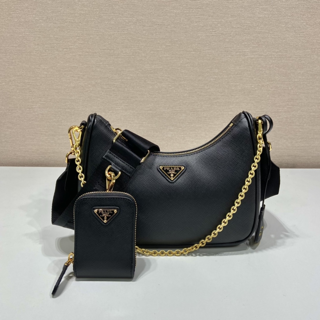 PRADA RE-EDITION 2005 SAFFIANO LEATHER BAG UNBOXING & REVIEW