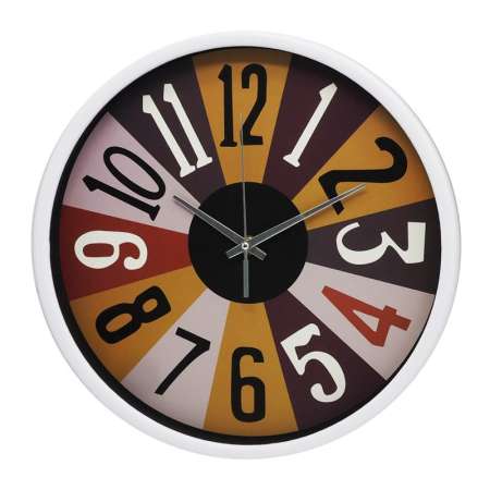 นาฬิกาออฟฟิศ  นาฬิกาบ้าน นาฬิกาแขวนผนัง ขนาด12 นิ้ว [ลายลูเล็ต]