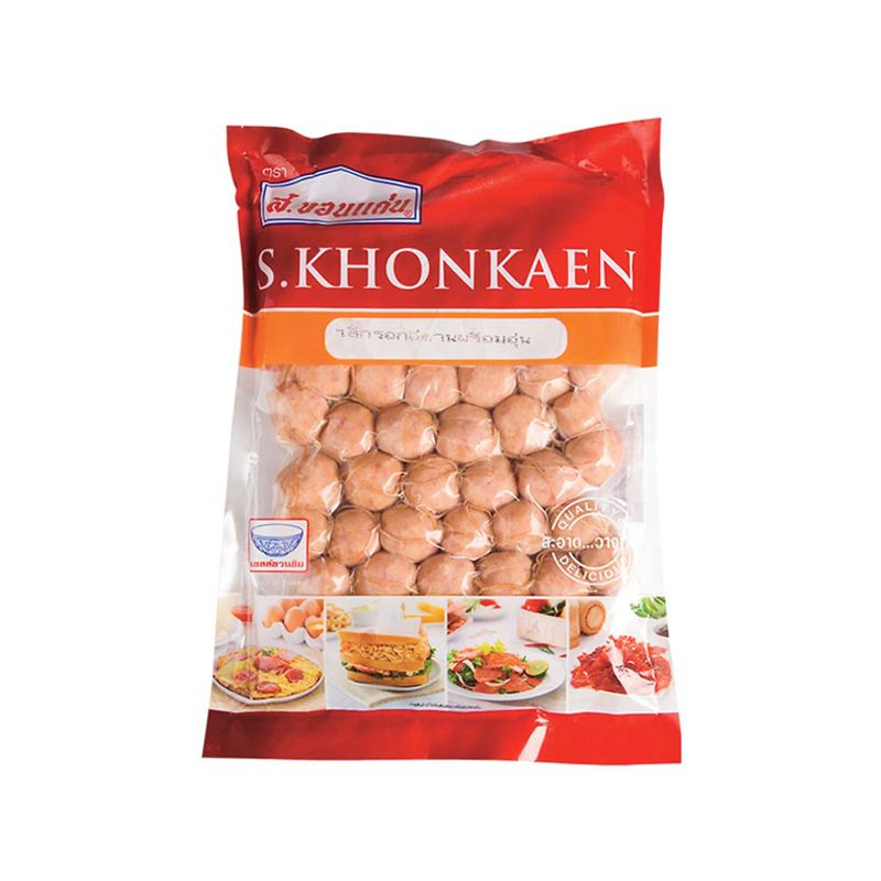 ส.ขอนแก่น ไส้กรอกอีสานสด 1000 กรัม/S. Khon Kaen Fresh northeastern sausage 1000 grams