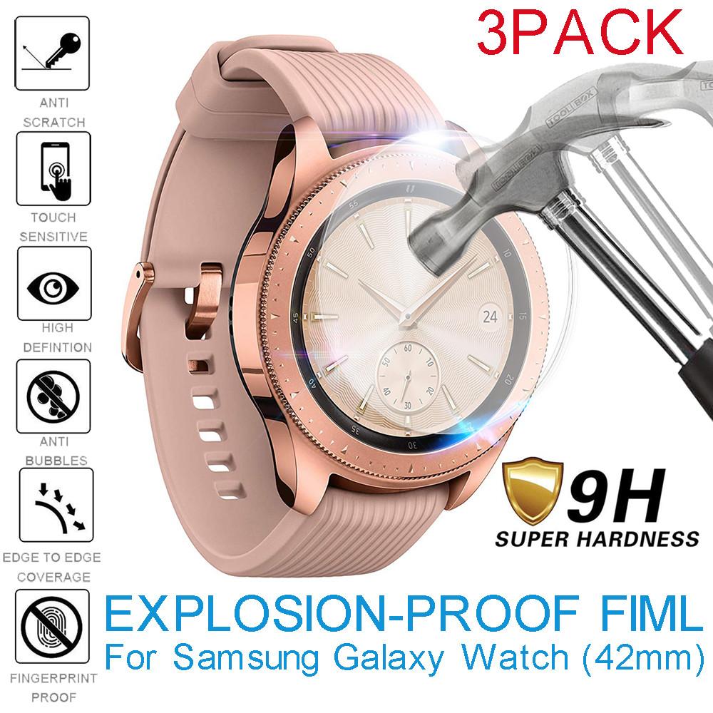 3 Pack Explosion-Proof Pelindung Layar TPU Film untuk Samsung Galaxy Watch (42 Mm)
