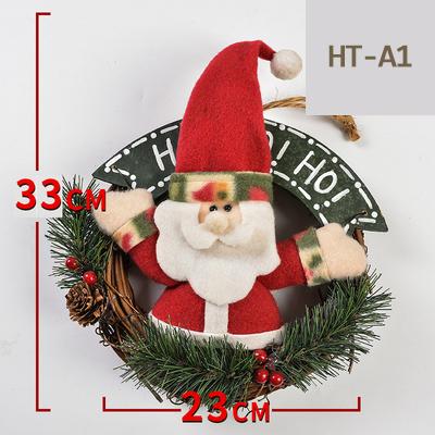 Christmas Tree Decoration Small Wreath Ornament Home Decor Holiday Gift Pendant