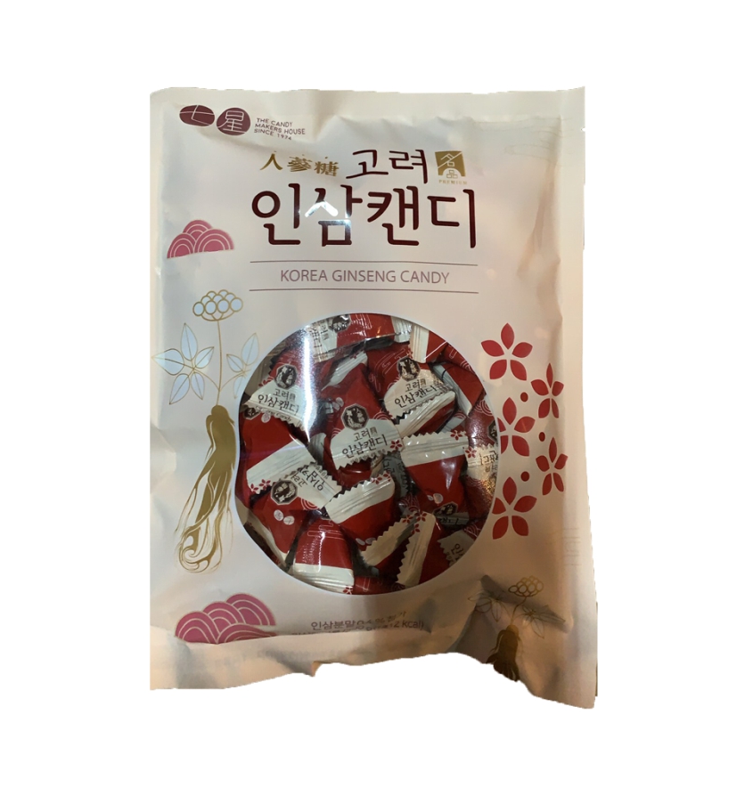 ลูกอมโสมขาวเกาหลี KOREA GINSENG CANDY (ลูกอมโสมขาวชุ่มคอ กลิ่นโสมขาวหอมหวานกำลังดี กลิ่นไม่ฉุนอร่อย) Market J Park