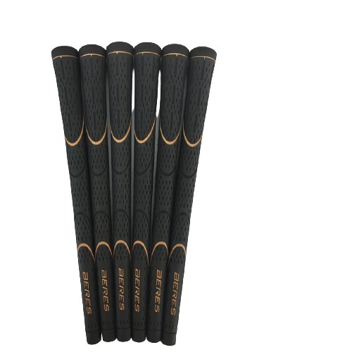 กริบไม้กอล์ฟ HM BERES Golf Grip Lady size - สีดำ-ทอง (10ชิ้น) (GGB001)