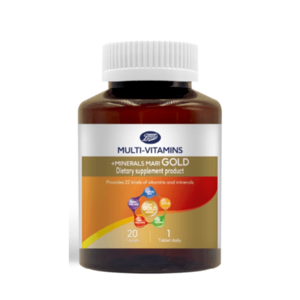 BOOTS VITAMINS MULTIVIT MARIGOLD บู๊ทส์ มัลติวิตามิน พลัส มิเนอรัล