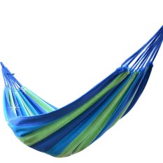 Best Portable Cotton Rope Outdoor Hammock ( Blue )