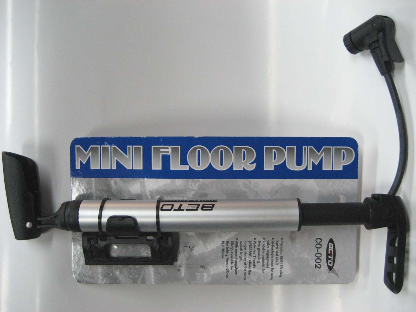 ราคา Beto VAUKO BETO BIKE TIRE HAND PUMP SILVER ที่สูบลมล้อจักรยาน