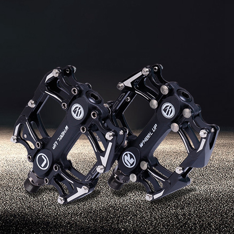 Mountain Road Bike Bicycle Bearing Pedals Wide Nylon Pedals Black SM