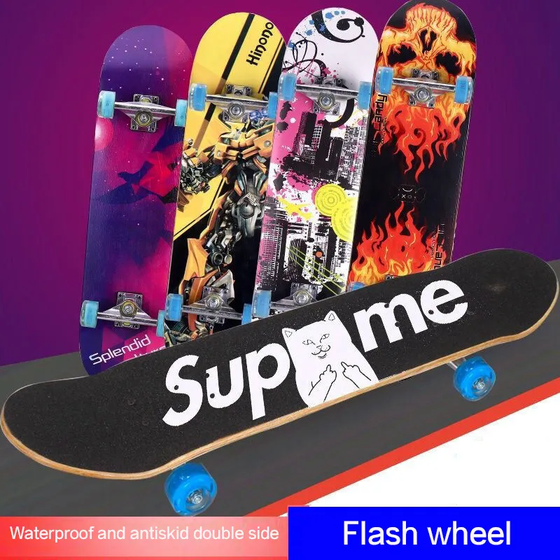 สเก็ตบอร์ดเด็ก สเก็ตบอร์ด skateboard 4ล้อ เสก็ตบอร์ด เด็ก 0 - 12 ปี สะเก็ตบอร์ด ถูกๆ สเก็ตบอร์ดเท่ๆ บอร์ดสเก็ต สก็อตบอร์ด เเท้ สเก็ตบอร์ดเด็กโต ของเล่นเด็ก