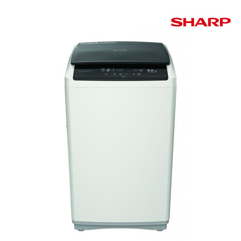 [ทักแชทรับส่วนลด]Sharp เครื่องซักผ้าฝาบน 8 KG รุ่น ESW8SL รับประกัน 10 ...
