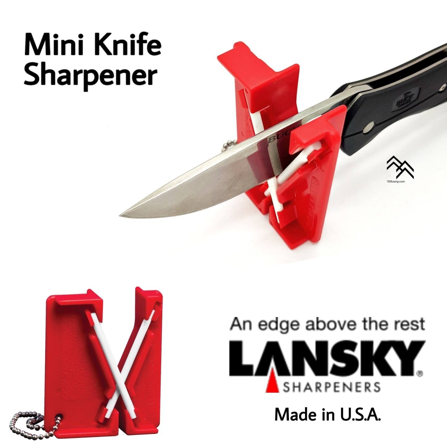 ที่ลับมีด LANSKY ของแท้รุ่น Mini Knife Sharpaner ที่รับมีดรุ่นประหยัด แบบแท่งเซรามิค