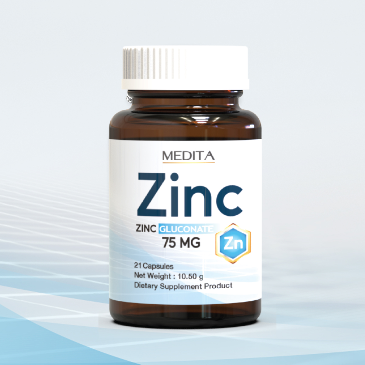 [ 1 กระปุก ] MEDITA ZINC 75 mg เมดิต้า ซิงค์ | Lazada.co.th