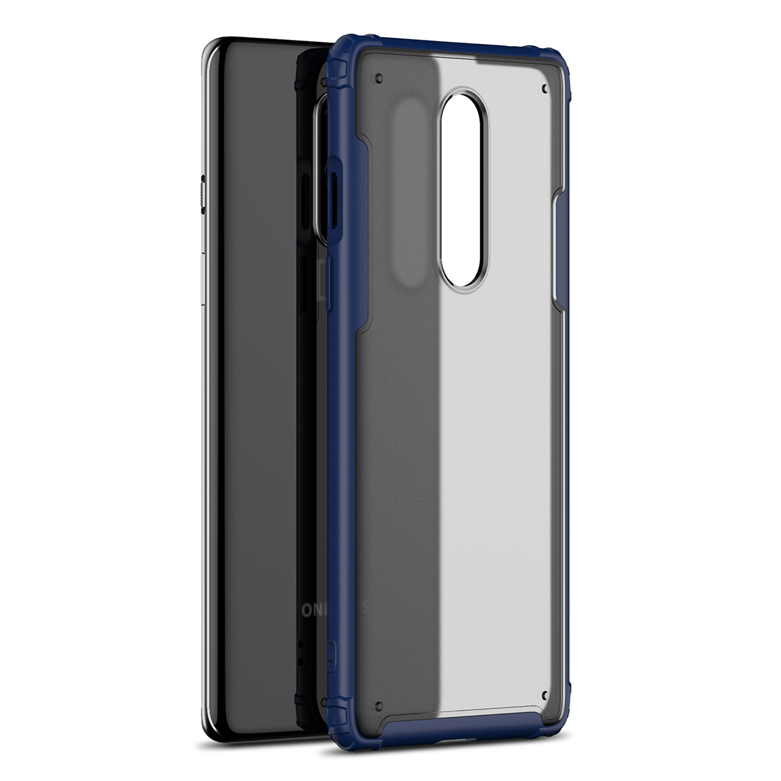 Translucent One Plus Case OnePlus 8 Case, RUILEAN Soft TPU + Sturdy PC Translucent Matte Drop ...