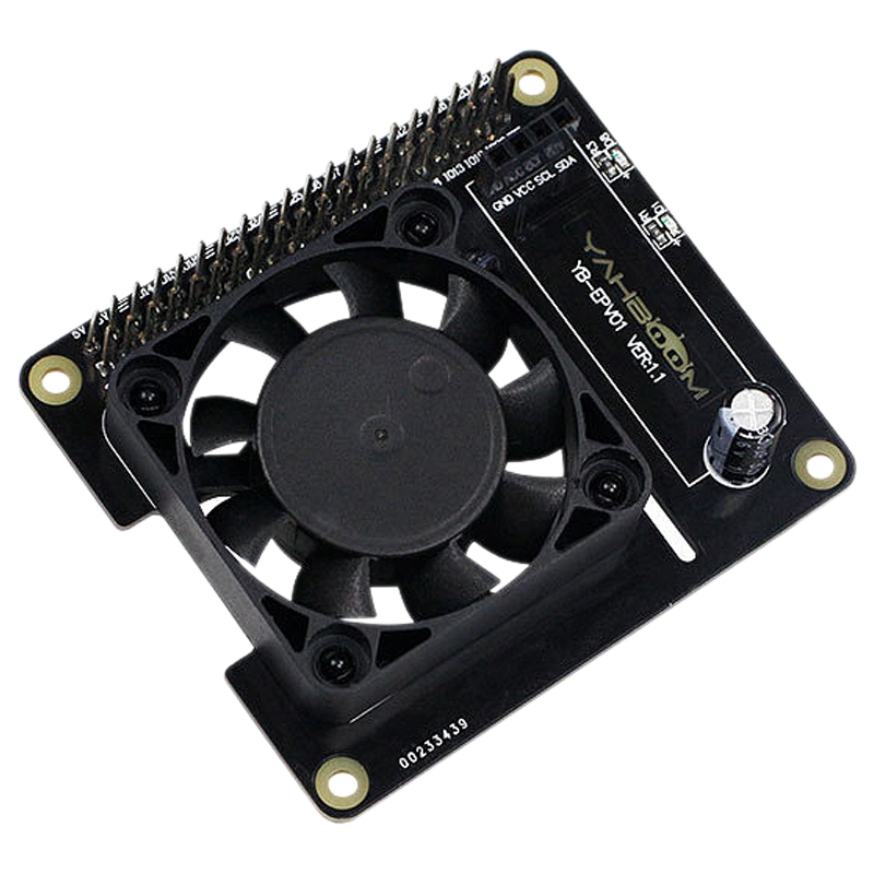 Intelligent Temperature Control Fan Expansion Board with Oled Lcd for