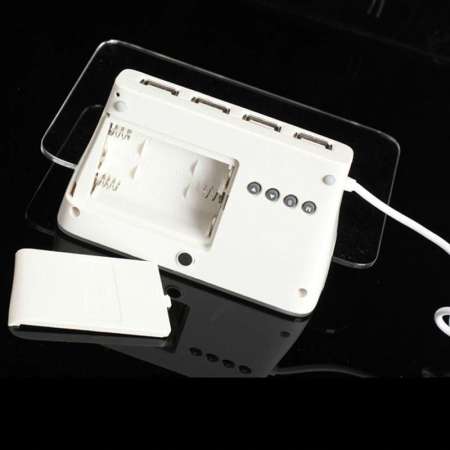 Jumper Kids นาฬิกาปลุก นาฬิกาปลุกดิจิตอล LED พร้อม USB Hub 4 ช่อง