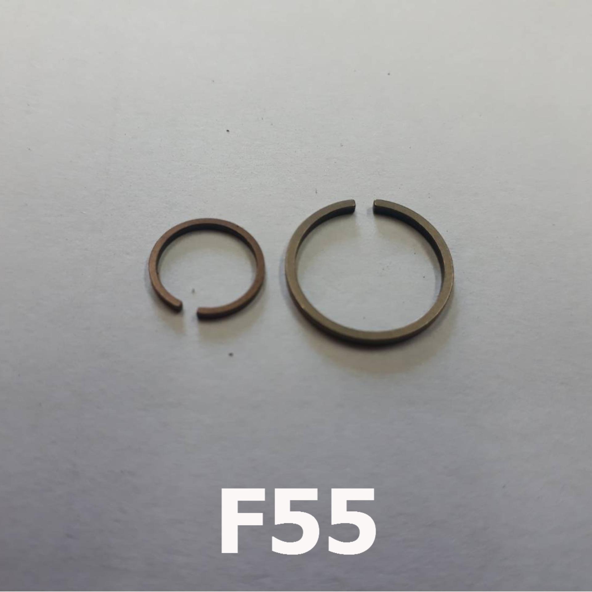 แหวนหน้า และแหวนหลัง สำหรับซ่อมเทอร์โบ ของ F55 F55v (แก้ปัญหาน้ำมันไหล รั่วหน้าและหลัง) แหวนเทอร์โบ