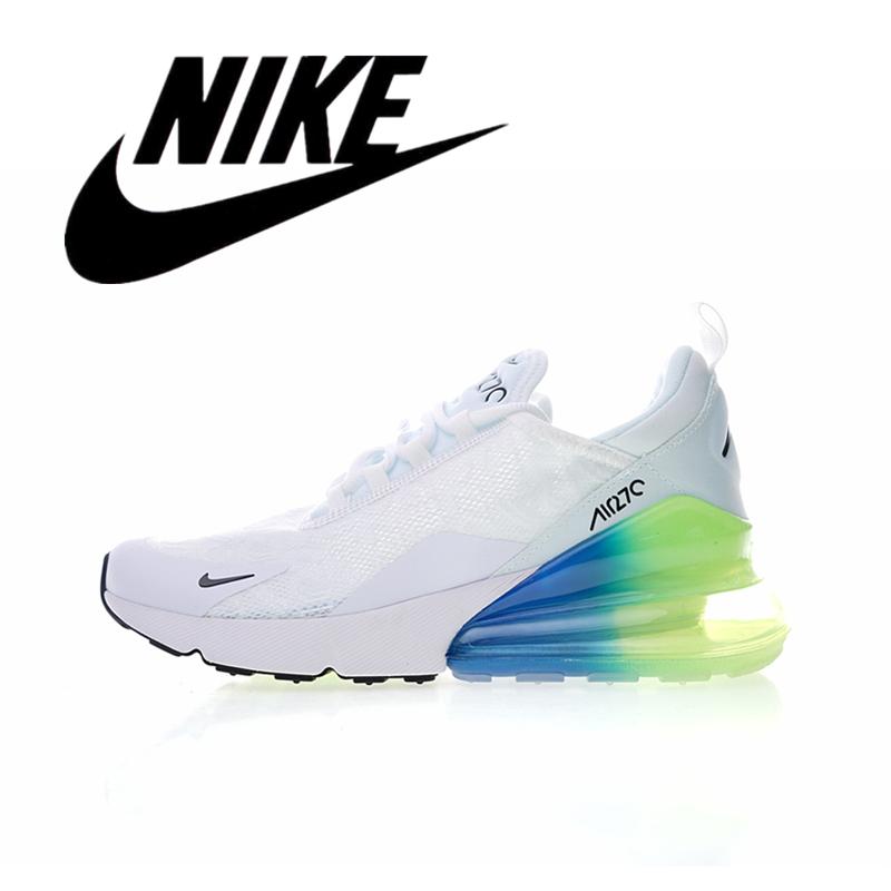 _Nike _Air Max 270 Men Wearable Running Shoes Outdoor Lightweight Sneakers Breathable White Green 40-45#AH8050-025