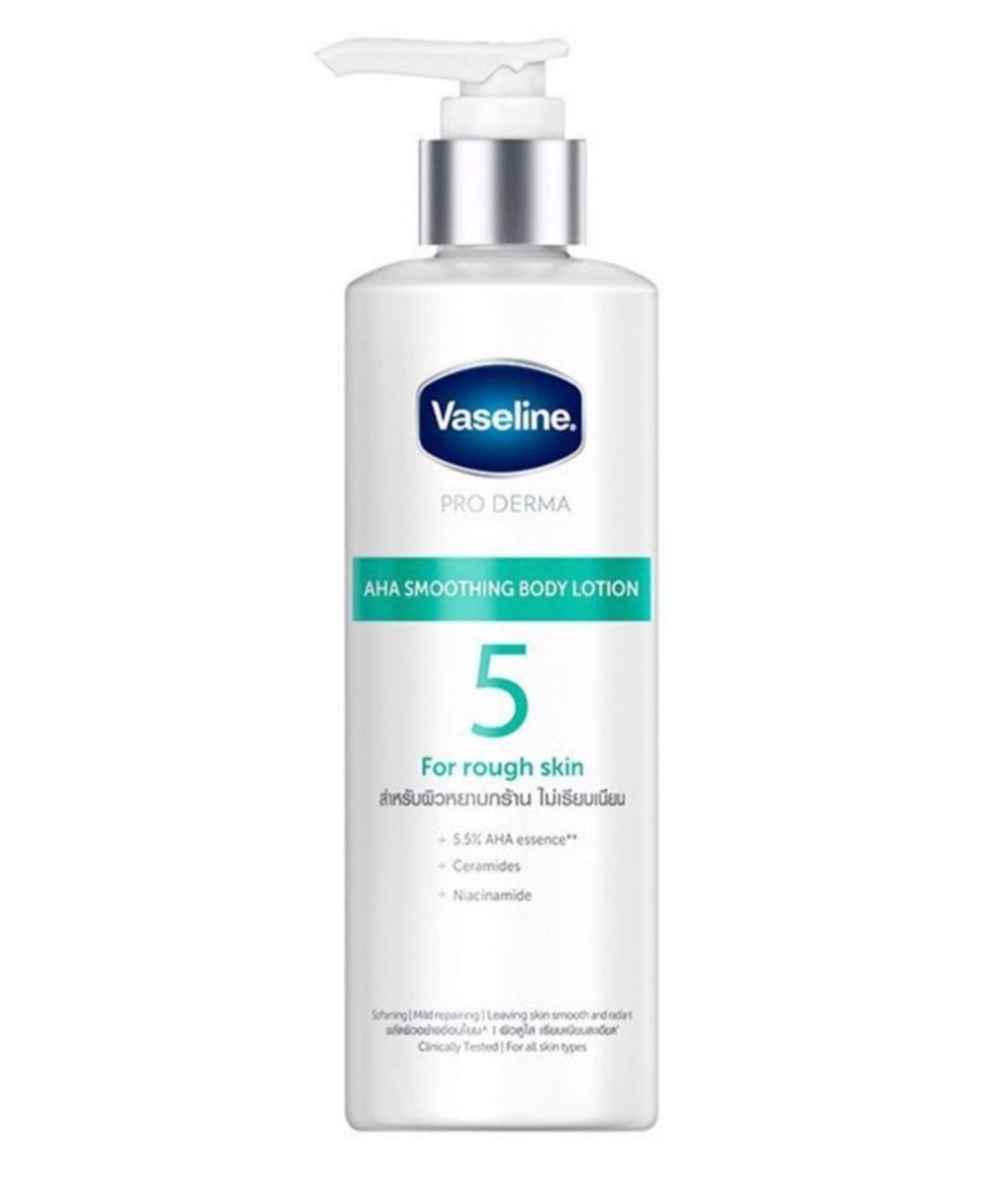 Vaseline Pro Derma AHA Smoothing Body Lotion วาสลีน โปร เดอร์มา เอเอชเอ