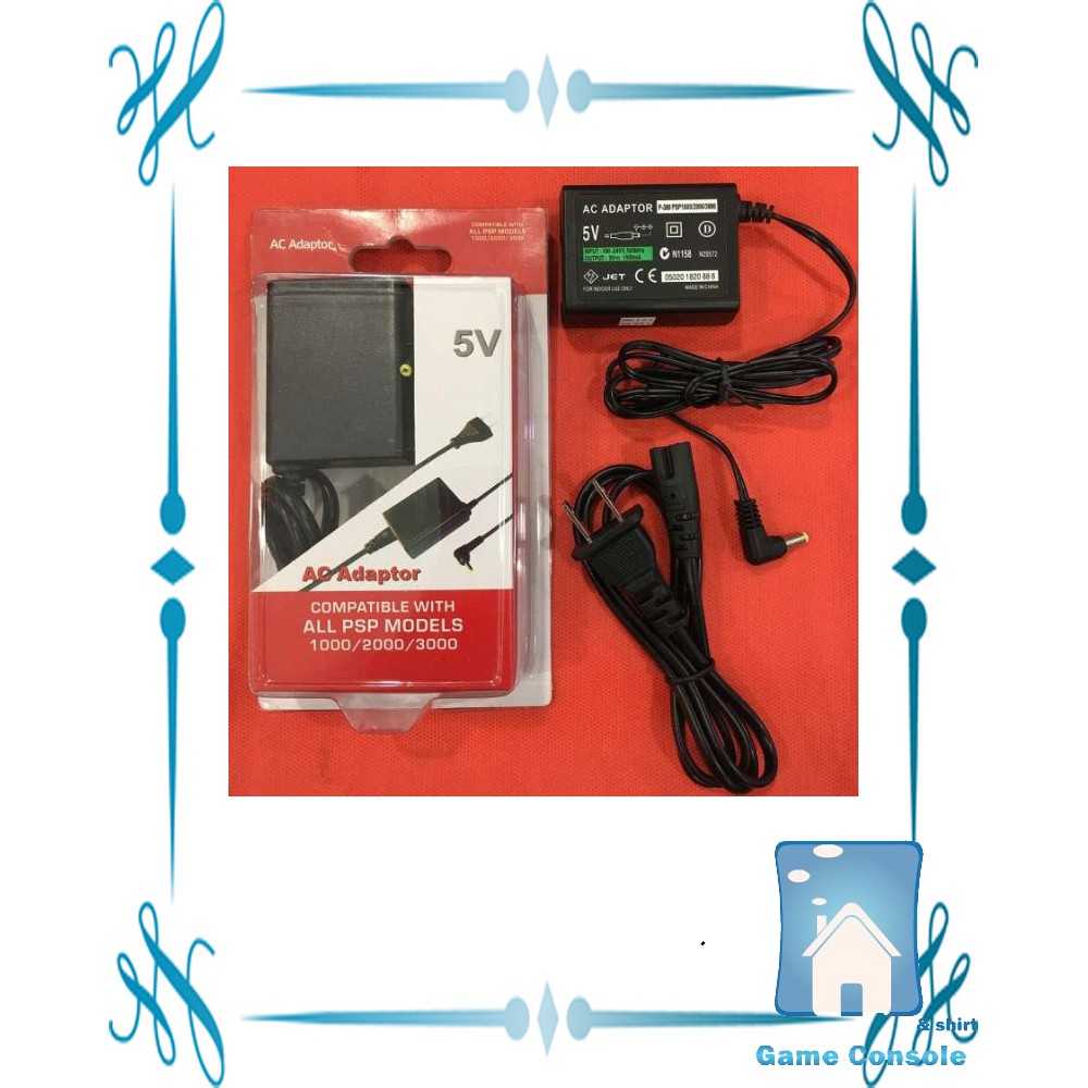 (Promotion+++) Adapter PSP ชาร์จแบต รุ่น 1000 - 3000 (หม้อเเปลง psp 1000 - 3000) ราคาถูก หม้อแปรง ช๊อตปลา หม้อแปรงไฟฟ้า หม้อแปรงไฟรถยนต์ หม้อแปรงไฟบ้าน