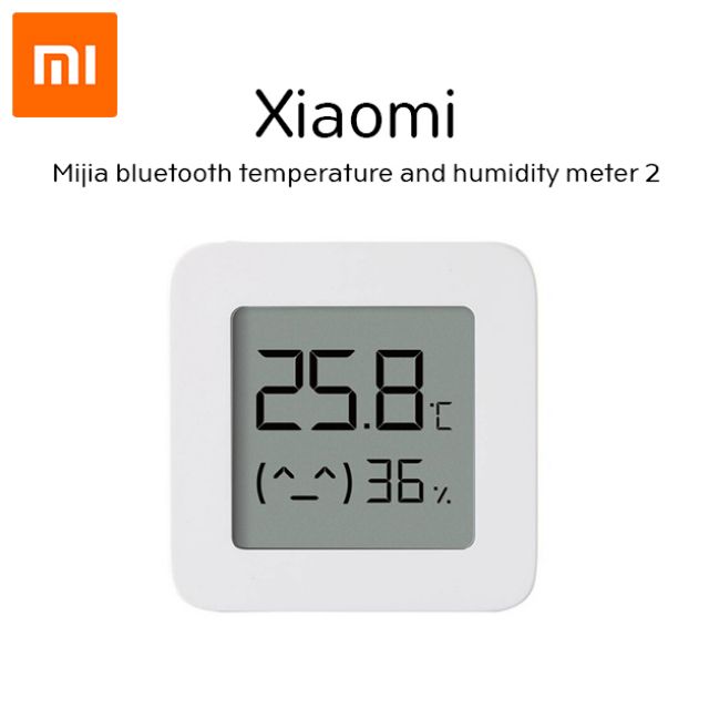 [สินค้าพร้อมส่ง]Xiaomi mijia Bluetooth temperature and humidity meter 2 ดิจิตอลเครื่องแสดงอุณหภูมิความชื้น