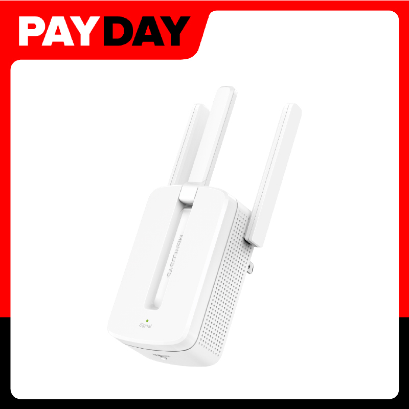 TP-Link Mercusys MW300RE 300Mbps Wi-Fi Range Extender WiFi Repeater  ตัวขยายสัญญาณ Wifi ขยายสัญญาณไวไฟ 2.4GHz Wi-Fi Amplifier Pro