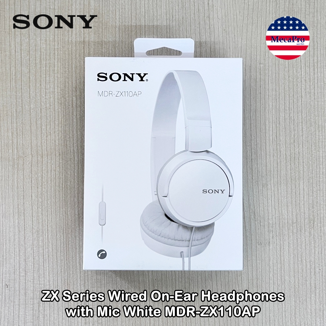 Sony® ZX Series Wired On-Ear Headphones with Mic MDR-ZX110AP โซนี่