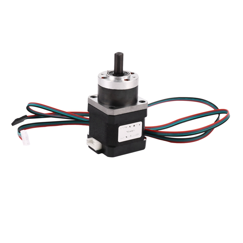 4-lead nema17 stepper motor 42 motor extruder gear stepper motor ratio 5.18:1 planetary gearbox nema 17 17hs4401
