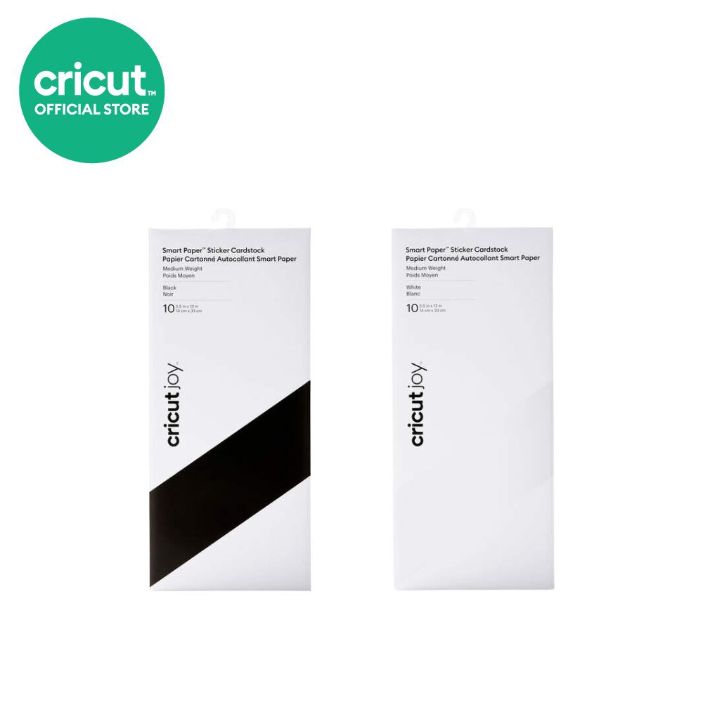 Cricut - Papier Cartonné Smart Sticker Cricut, Blanc