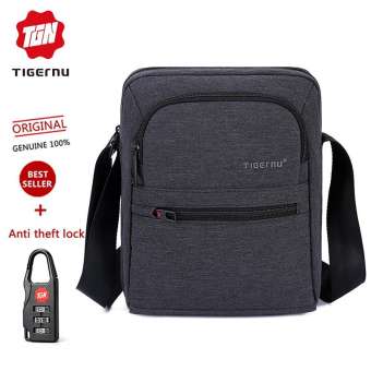 มีน้ำหอม Tigernu ธุรกิจกระเป๋าเมสเซ็นเจอร์กระเป๋าสะพายไหล่ลำลองกระเป๋าเดินทาง T-L5105 (สีดำสีเทา) - INTL