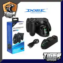 ภาพขนาดย่อของภาพหน้าปกสินค้าแท่นชาร์จจอย Ps4 ของ DOBE แบบมีไฟ (Ps.4 Dual Charging Dock by DOBE) (ที่ชาร์จจอย Ps4 ของ DOBE)(TP4-889) จากร้าน Tiger Games บน Lazada