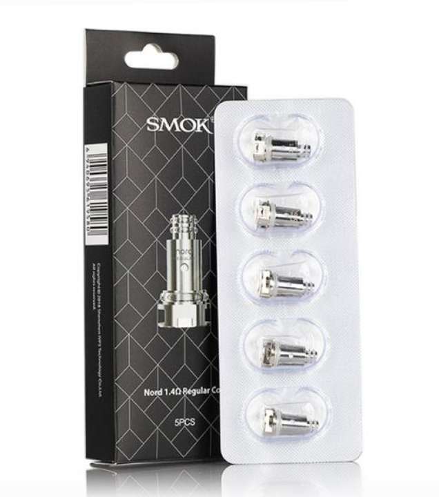 smok nord Ceramic coil 1.4ohm  5 ชิ้น