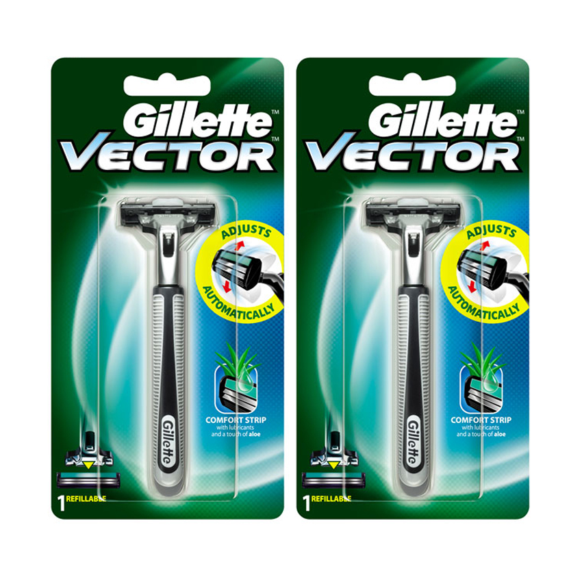 Gillette VECTOR RAZOR 1 Pack (แพ็ก 2)