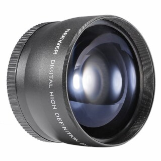 58mm 2x telephoto lens tele converter for canon nikon sony pentax 18-55mm 1