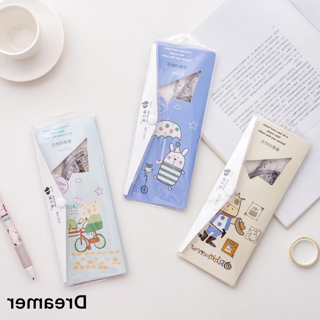 ▽ ชุดไม้โปรแทรกเตอร์ (4ชิ้น)สำหลับนักศึกษา