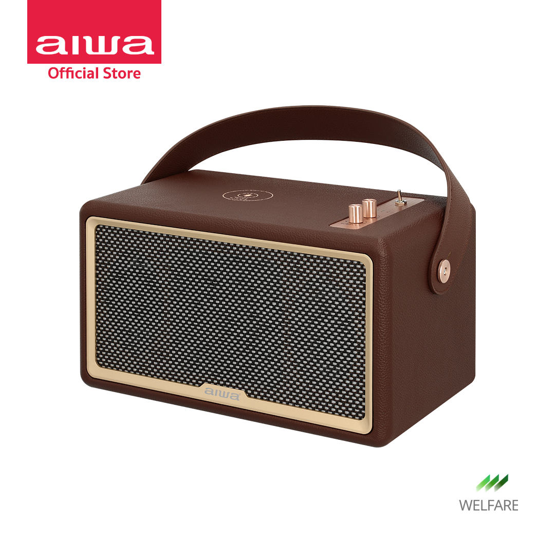 [ผ่อน 0%] AIWA Oracle Bluetooth Speaker ลำโพงบลูทูธพกพา รองรับ Wireless Charging Soft Sound++