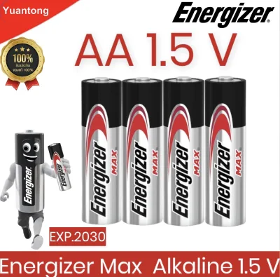 ถ่าน Energizer MAX Alkaline Battery AA 1.5V ของแท้ 100% สินค้าพร้อมส่ง‼️ปลอดภัยได้มาตรฐาน
