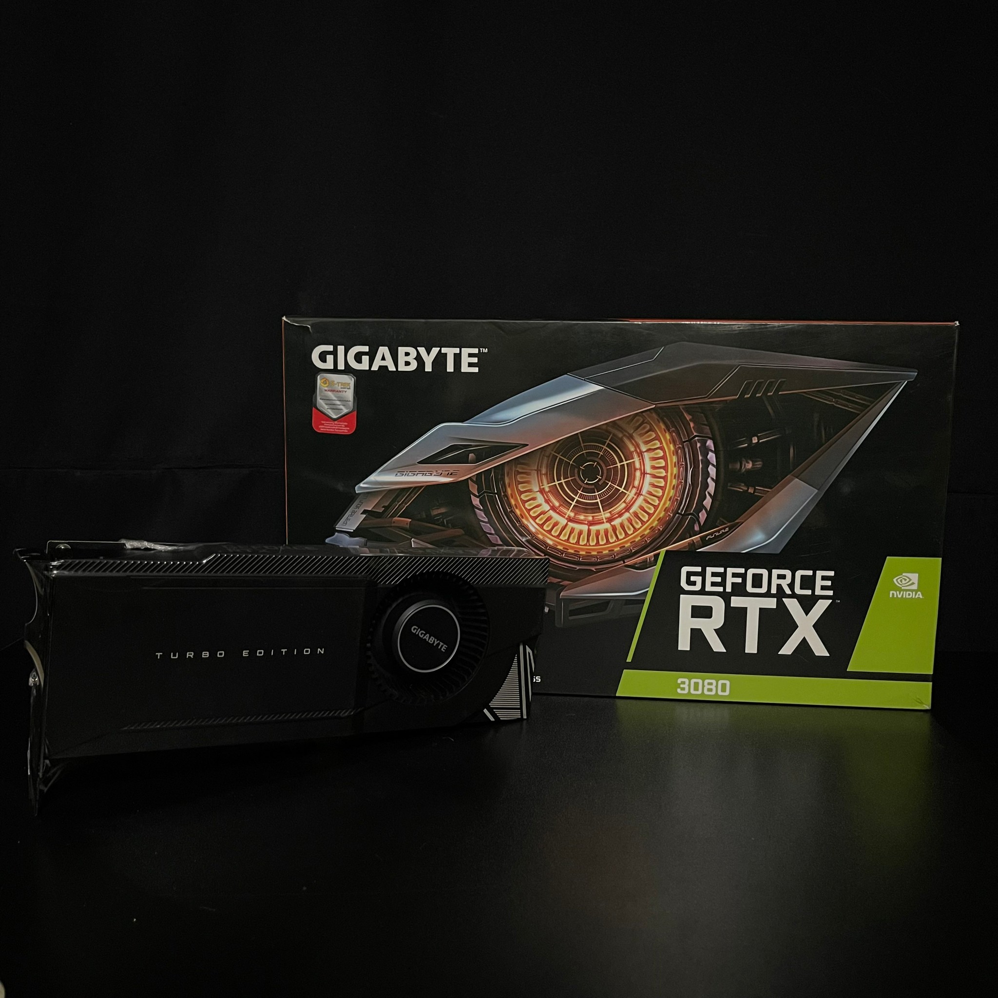 การ์ดจอ Vga Gigabyte Geforce Rtx 3080 Turbo 10gb Gddr6x Gv N3080turbo