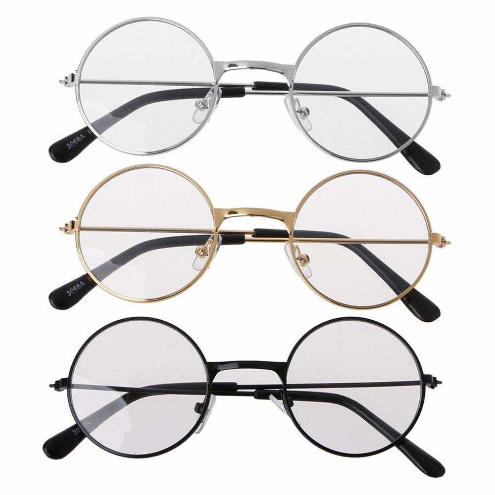 Fashion glasses แว่นตา แว่นตาทรางกลม แว่นตาแฟชั่น สายตาปกติ ไม่ปวดตา ไม่กดจมูก มี6สี